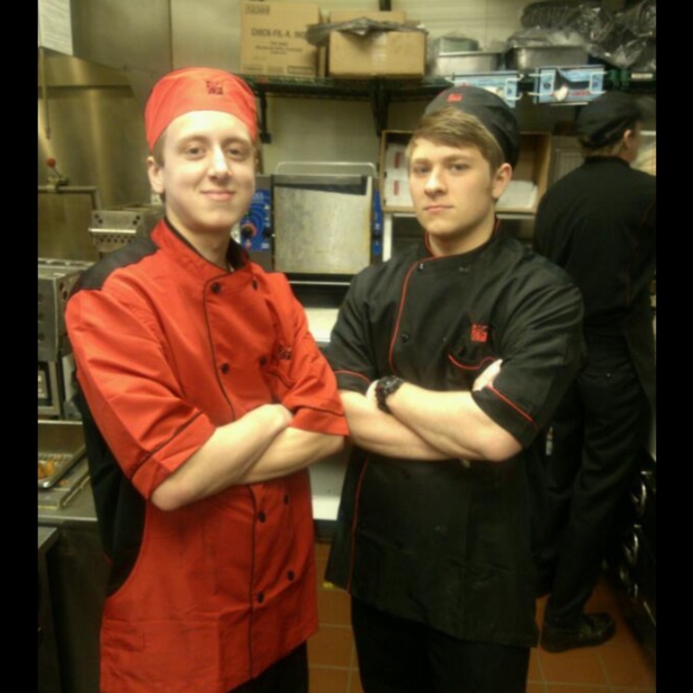 Red Chick-Fil-A kitchen chef hat